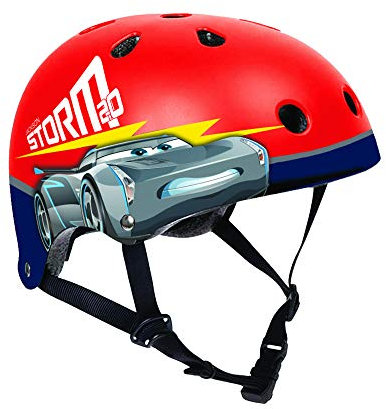 Disney Jungen Cars Skaterhelm, Mehrfarbig, S