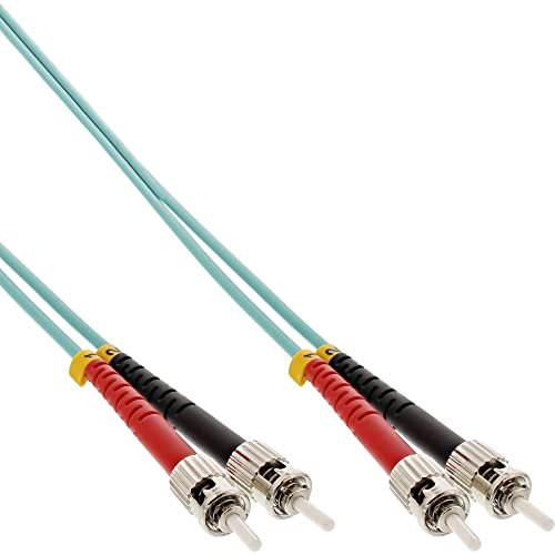 InLine 81510O LWL Duplex Kabel, ST/ST, 50/125µm, OM3, 10m