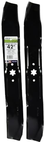 MaxPower 561532 Replacement Mulching Blades for MTD/Cub Cadet 742-0616 and 942-0616, Set of 2
