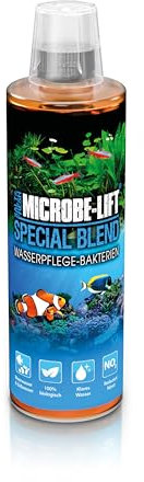 Bactéries Aquarium 473 ML – Microbe-Lift Special Blend – réduit nitrates & déchets organiques – Eau cristalline & sans odeurs – pour Aquariums d’Eau Douce & Marine – Formule Biologique