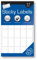 Just Stationery 19 x 12 mm Sticky Label – Weiß