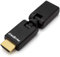 AKORD Gold Plated HDMI Male to Female 360 Degree Swivel and Tilt Rotating Adapter Angle