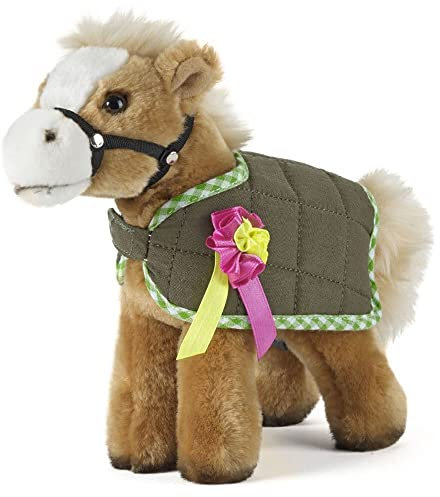 Living Nature Stofftier - Pferd mit Satteldecke (23cm), Unbekannt
