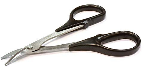 Integy RC Model Precision-Crafted Heavy-Duty Type Lexan Curved Scissors (Extra Thick) R/C Model