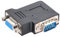 chenyang Vertical Flat Left Angled 90 Degree VGA SVGA Male to Female Extension Adaptateur