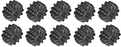 LEGO TECHNIC - 10 Stück Zahnrad 12 Zähne in Schwarz.