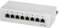 LogiLink Panneaux de Brassage Professionnels STP (blindé) pour Table/Mur/Bureau, Gris Clair 8 Ports