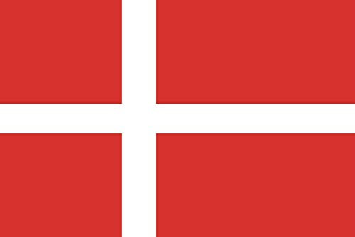 U24 Aufkleber Dänemark Flagge Fahne 8 x 5 cm Autoaufkleber Sticker