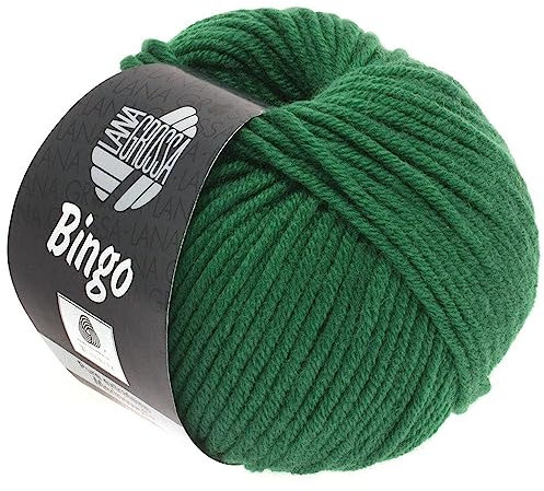 LANA GROSSA Bingo | Extrafeine Merinowolle waschmaschinenfest und filzfrei | Handstrickgarn aus 100% Schurwolle (Merino extrafein) | 50g Wolle zum Stricken & Häkeln | 80m Garn FB 174