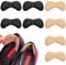 Heel Grips Soft Heel Pads Butterfly Shape Self Adhesive High Heel Stickers for Heel Protector Non-Slip Shoe Insoles to Prevent Grinding Feet and Adjust Shoe Size - 4 Pairs (Style1)