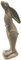 Emsco Group Skurrile Kaninchenstatue – natürliches Sandstein-Aussehen – aus Harz – leicht – 73,7 cm Höhe