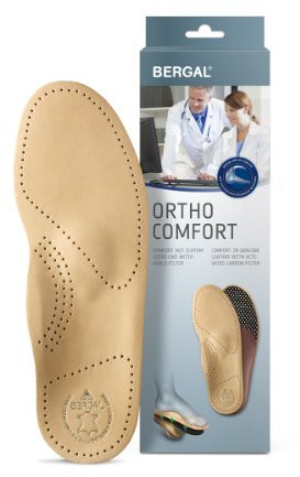 Bergal Ortho Comfort Einlegesohlen Fußbett mit echtem Leder Damen Gr. 41