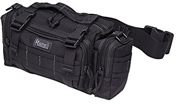 MAGFORCE Taktische Gürteltasche „Wizard Waist Pack“ – Leichte Hüfttasche für Reisen & Wandern, Reißfestes Nylon, Große Kapazität, Mehrere Fächer, Crossbody-Design mit Reißverschluss Schwarz – 1050D