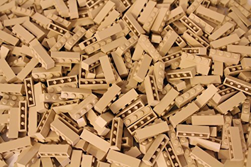 LEGO Bricks: Tan 1x4. Part 3010 (X 50)