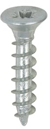 TIMCO Solo Chipboard & Woodscrews - PZ - Double Countersunk 3.0 x 15 - Zinc - Box of 200