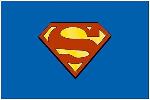 U24 Fahne Flagge Superman 90 x 150 cm