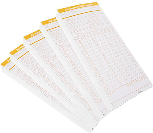 HONEY BEAR Monatliche Karten Stempelkarten 250pcs Besondere for Stempeluhr Stechuhr Zeiterfassung