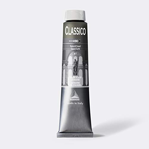 Mimeri Oil Paint, Classico Cassell Earth 490 324490, 6.8 fl oz (200 ml)