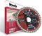 kwb CUT-FIX® Red-Line Diamanttrennscheibe ø 115 mm, mit gesintertem Turborand, 9 Nebenlöcher, hohe Lebensdauer, 22,23 mm Bohrung