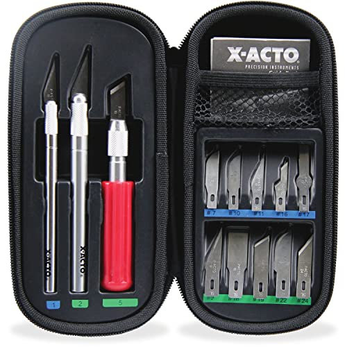 X-Acto Set découverte de 3 couteaux + 13 lames Acier