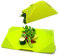 Cook>it Tabla de Cortar Cesta de Vapor Plegable Chopn' Cook, Verde, L