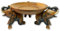 Thai Gifts Wooden Elephant Tray Carving - Hand Carved Table Bowl Plant Stand - Medium
