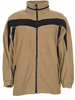 Planam 2564048 Plaline Fleecejacke, Sand/Schwarz, Größe M