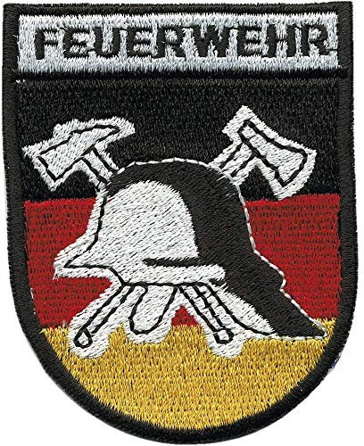 Aufnäher Patch Applikation Feuerwehr - 00410 - Gr. ca. 6,5 x 8 cm -