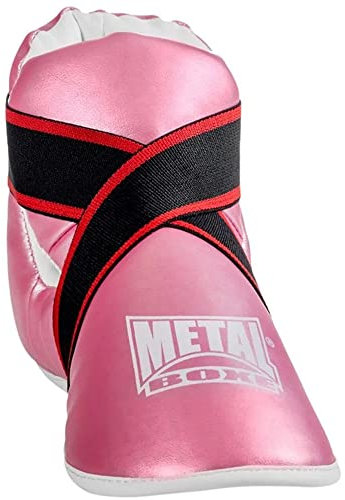 METAL BOXE Protège-Pieds Rose Taille XXXS