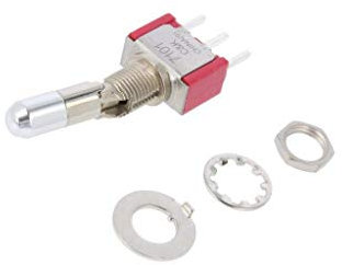 7101K2CQE Schalter: Hebelschalter Pos: 2 SPDT ON-ON 5A/120VAC 5A/28VDC C&K