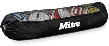 Mitre Tubular Fußballtasche, Schwarz, Einheitsgröße