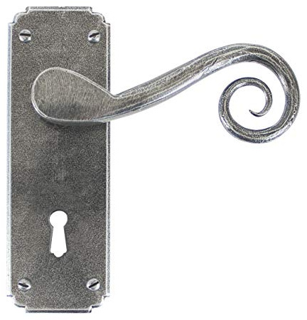 From the Anvil Pewter Monkeytail Lever Lock Set
