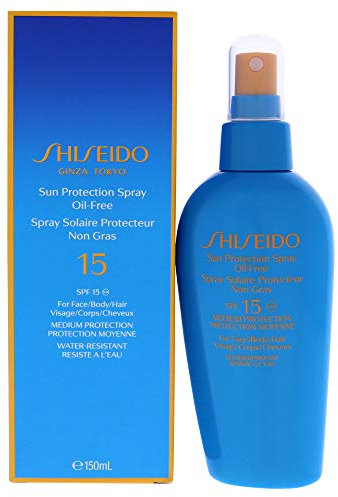 Shiseido Sun Care Sun Protection Spray Oil-Free SPF 15 Sonnenspray, 150 ml