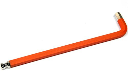 PROMAT - Innensechskant-Schlüssel Kugelkopf extra lang CV 6KT SW 10 mm orange