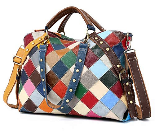 Eysee Handtasche Damen Groß Leder ausgefallen für Arbeit und Alltag- Umhängetasche Groß, Tote Damen aus echtem Rindleder NEU