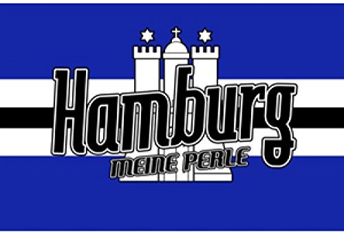 Everflag Flagge 90 x 150 : Hamburg - Meine Perle