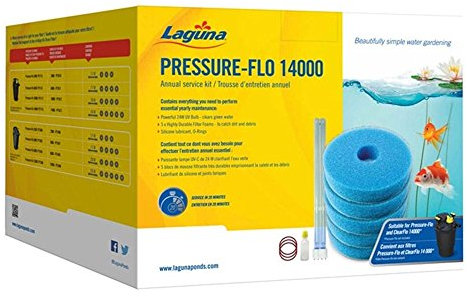 Laguna Service-Kit für den Laguna Pressure-Flo 14000 bestehend aus: UV-Lampe, Silikonfett, Filterschwämmen und Dichtungen