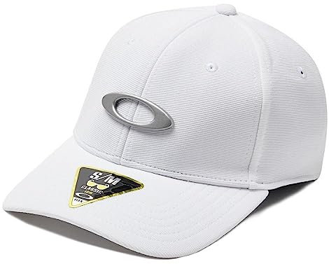Oakley Apparel and accessories Herren Stretch Fit Hats TINCAN Cap, White/Grey, L/XL, 911545-105