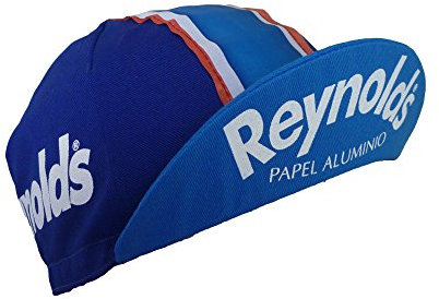 Fahrrad Retro Team Cap Vintage Fixie Reynolds blau