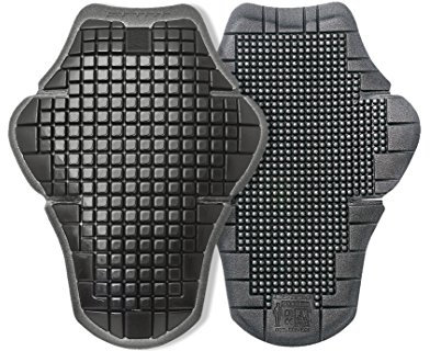 SPIDI Compact Warrior - Protector de espalda para moto, color negro y gris, talla TU, protección de espalda para moto de hombre, resistente a la abrasión