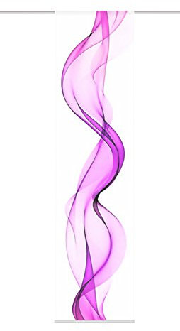 Home fashion Edmonton Schiebevorhang, Polyester, Violett, 245X60 cm