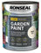 RONSEAL RSLGPWA750 GPWA750 Garden Paint White Ash 750ml, 750 ml