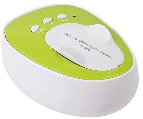 Careforyou® tragbarer Mini-Kontaktlinsen-Reiniger, professionelle digitale Ultraschall-Reinigung, CE-3200, 7 W, 46 kHz, für die tägliche Kontaktlinsenpflege