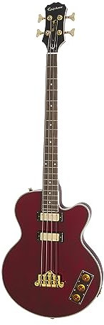 Epiphone EBAKWRGH1 Allen Woody E-Bass Wine Red
