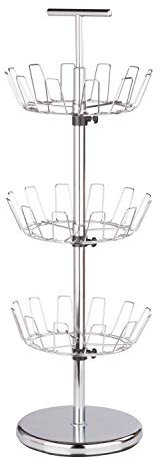 Honey-Can-Do 3 Tier Chrome Shoe Tree, 25 lbs