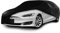 Cosmos - Indoor Car Cover compatible with main Large Saloon models, Elastic, Breathable and Dustproof Fabric, Soft Lining, Snug Fit, Black