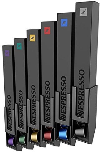 Abeba Tavola Swiss 5049062 Boxwall Distributeur pour 60 Capsules Nespresso Plastique Multicolore 45 x 35 x 25 cm