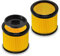 Parkside, set di filtri per aspirapolvere e aspiraliquidi PNTS, composto da filtri 91099009 & 91092030 per tutti i modelli di Parkside