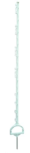 Kunststoffzaunpfähle Mustang - 20-er Pack / 155 cm - weiß
