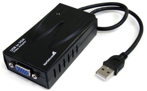 StarTech.com USB2VGAPRO Professional USB to VGA External Dual or Multi Monitor Video Card Adapter, 1920 x 1200, USB to VGA External Graphics Card